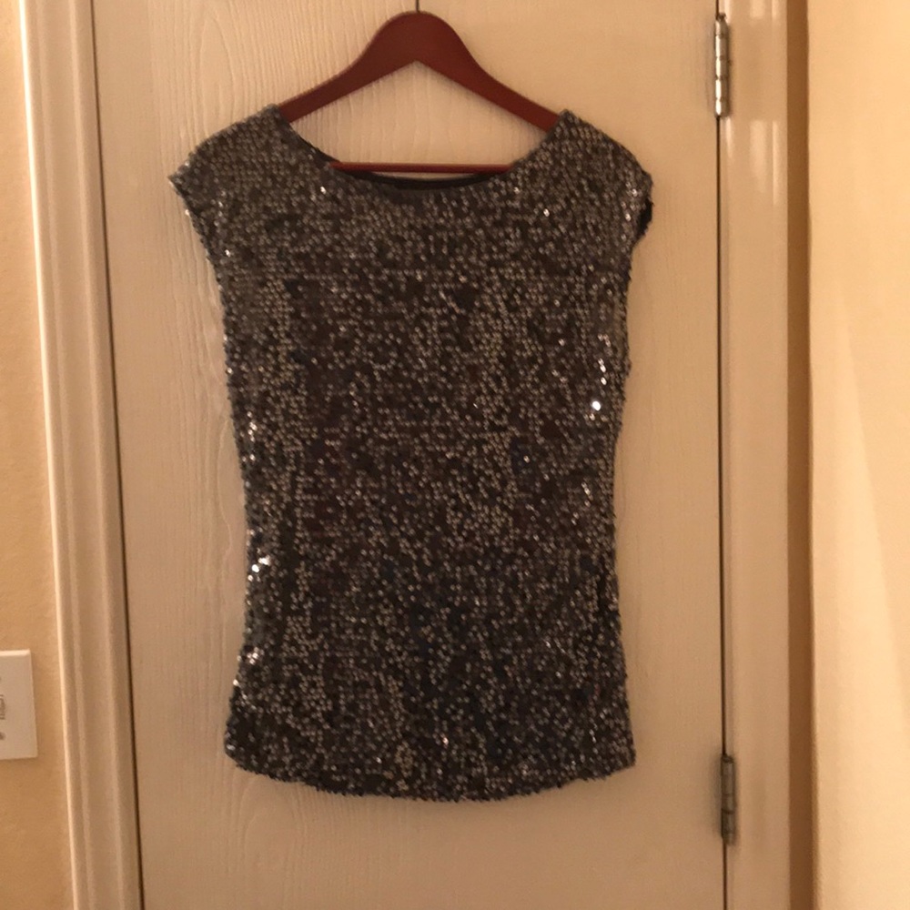 Silver Full Glitter Blouse